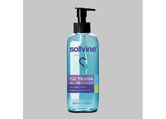 Sollvine Yüz Yıkama Jeli – Çay Ağacı Yağı & Mineral Kompleks