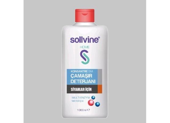 Sollvine Konsantre Sıvı Çamaşır Deterjanı – Siyahlar İçin