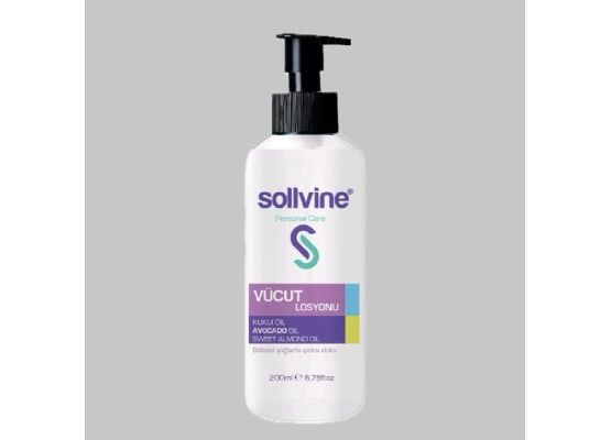 Sollvine Vücut Losyonu – Kukui, Avokado ve Tatlı Badem Yağı