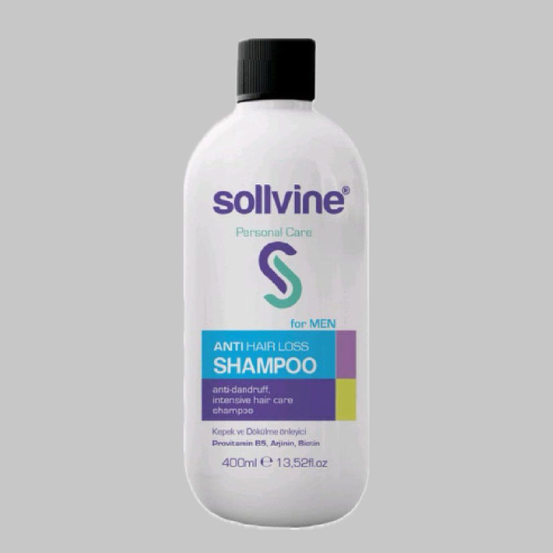 Sollvine Erkek Saç Dökülme Karşıtı Şampuan