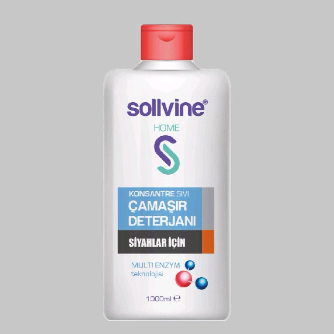 Sollvine Konsantre Sıvı Çamaşır Deterjanı – Siyahlar İçin