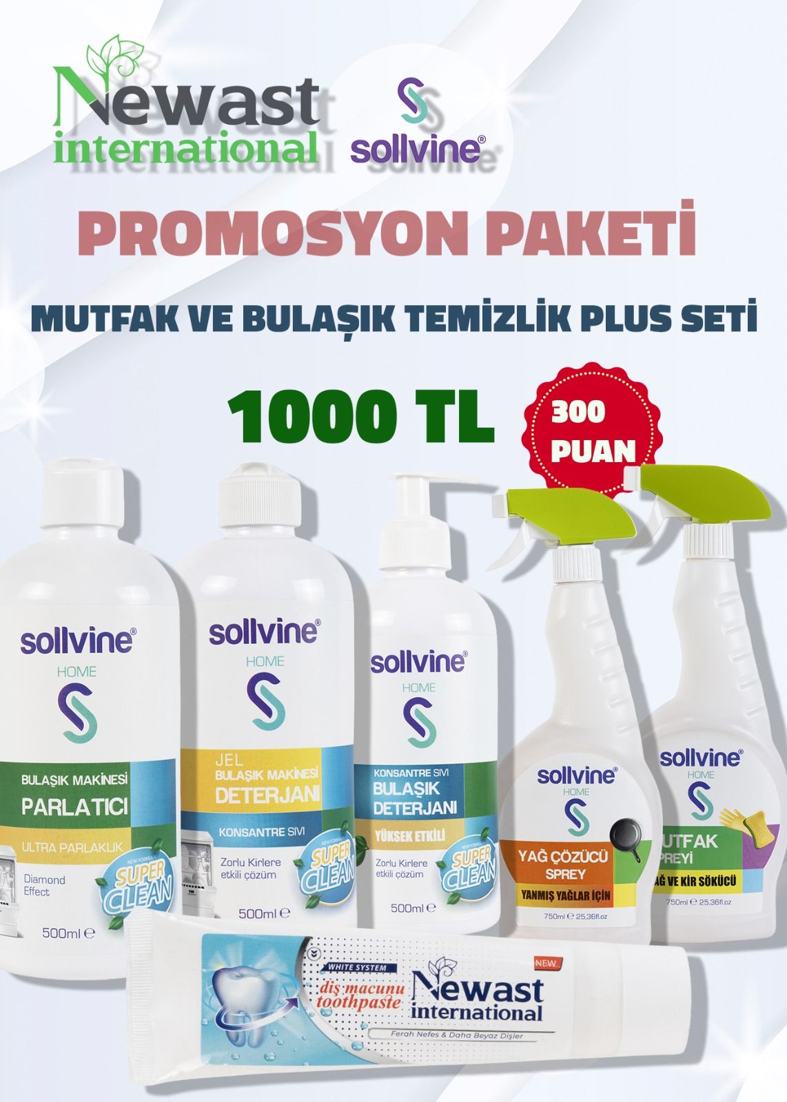 Mutfak & Bulaşık Temizlik Plus Seti