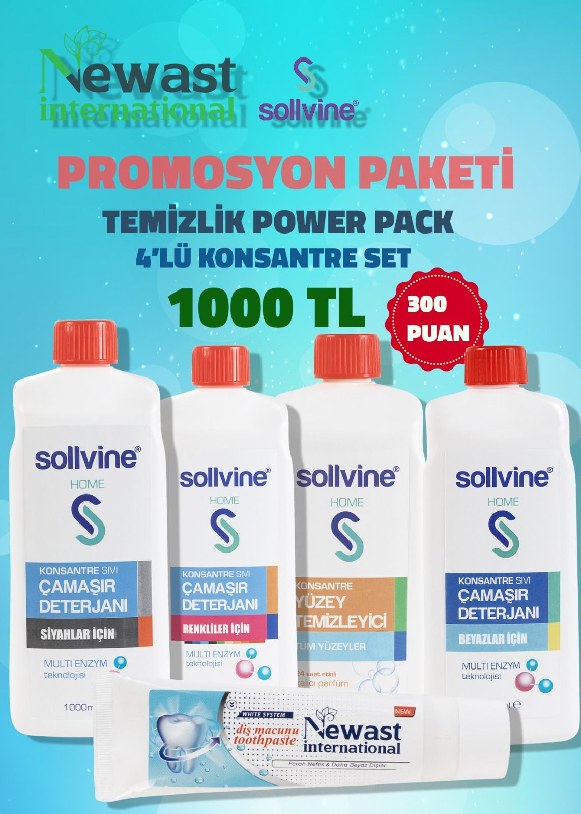 Temizlik Power Pack – 4lü Konsantre Set