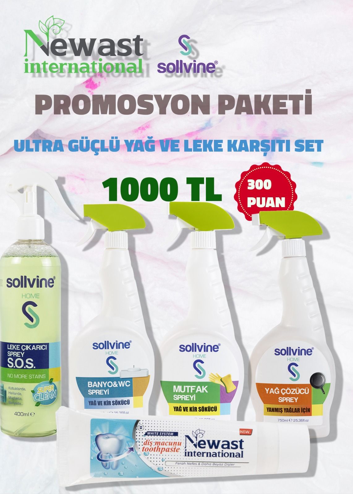 Ultra Güçlü Yağ ve Leke Karşıtı Set