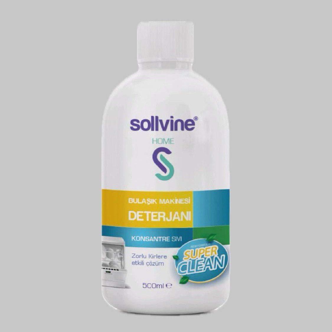 Sollvine Bulaşık Makinesi Deterjanı – Konsantre Sıvı