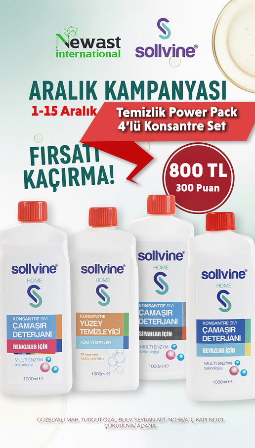 Temizlik Power Pack – 4lü Konsantre Set