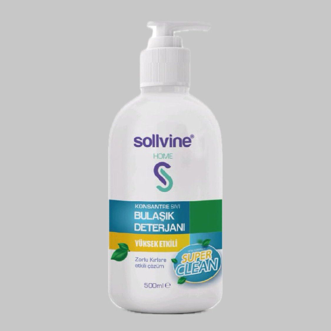 Sollvine Konsantre Sıvı Bulaşık Deterjanı – Yüksek Etkili